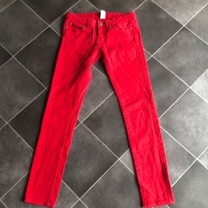 Bright Red Skinny Jeans!